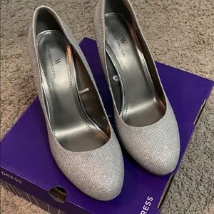 Silver heels